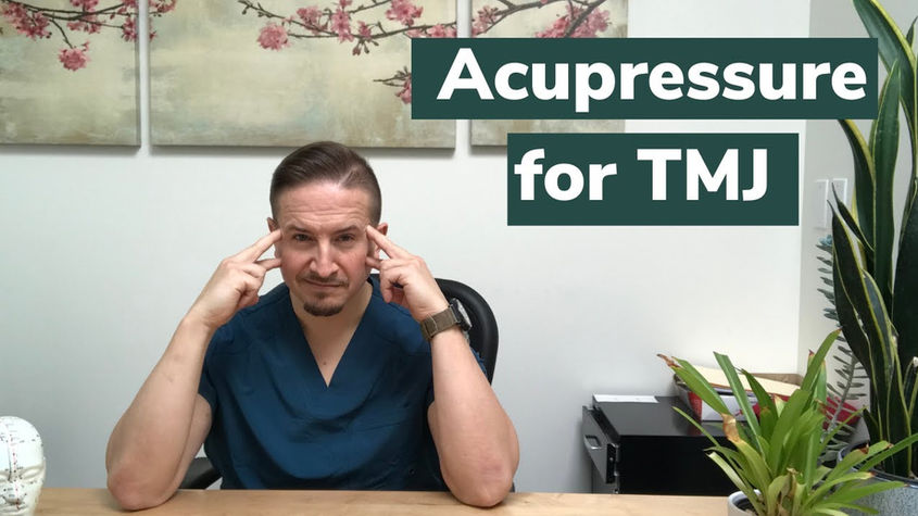 Acupressure for TMJ